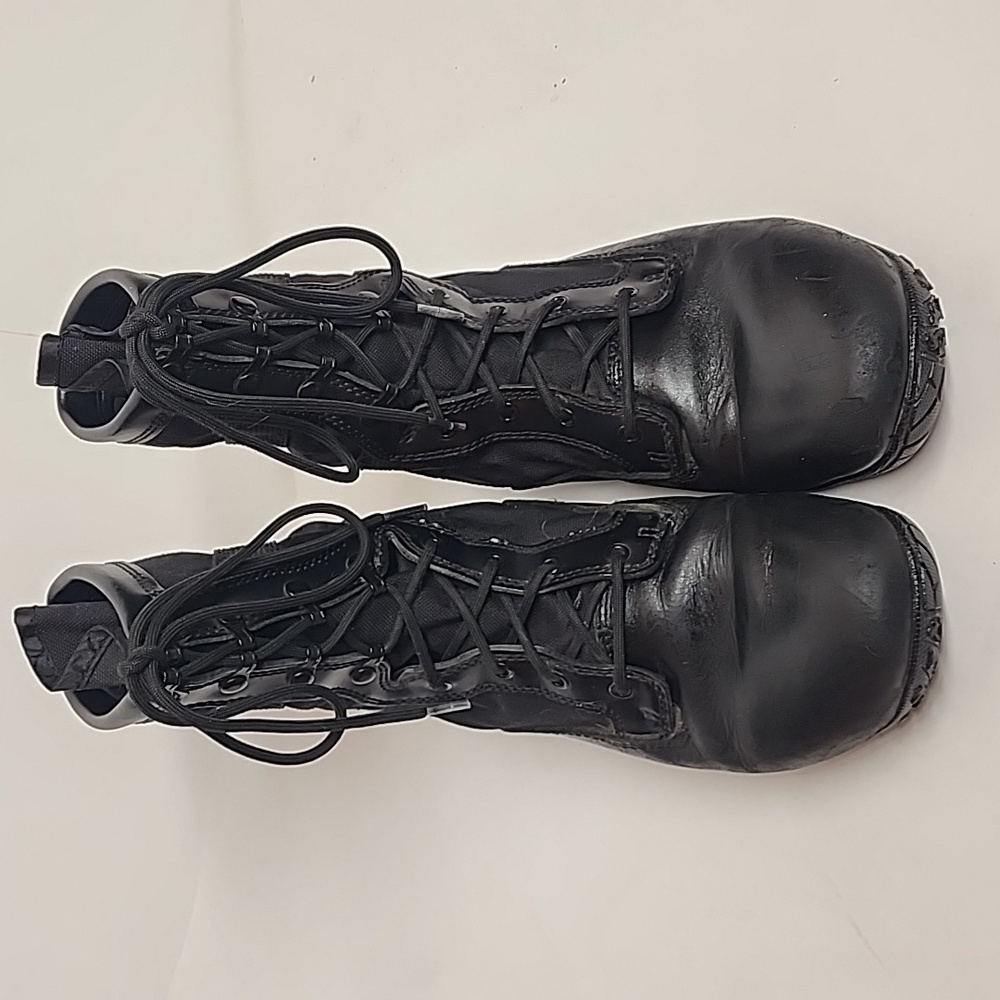 Tactical Research Belleville TR102 Leather Black Training Combat Boots Size 10W - Picture 2 of 15